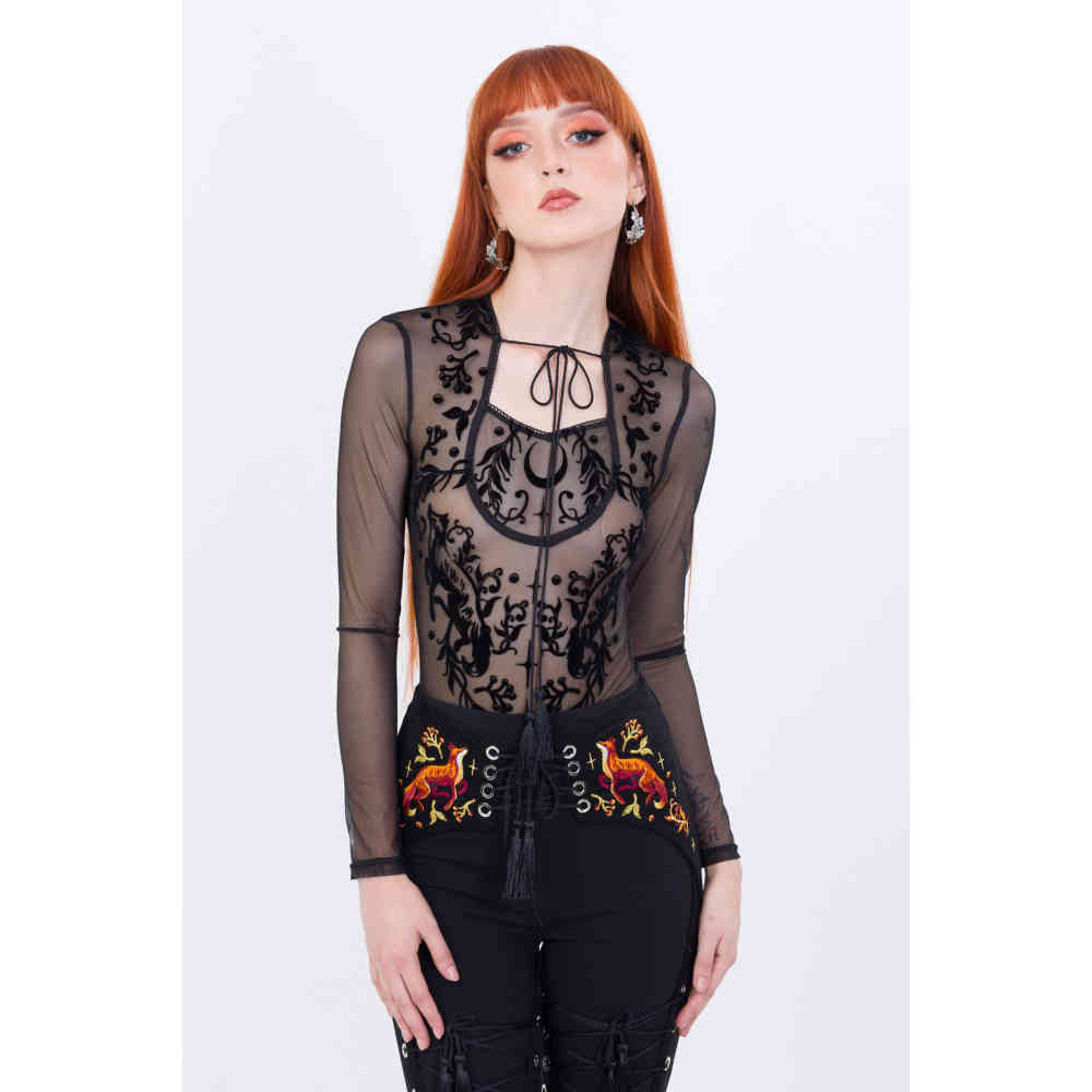 Restyle - Vixen Bodysuit - Zwart